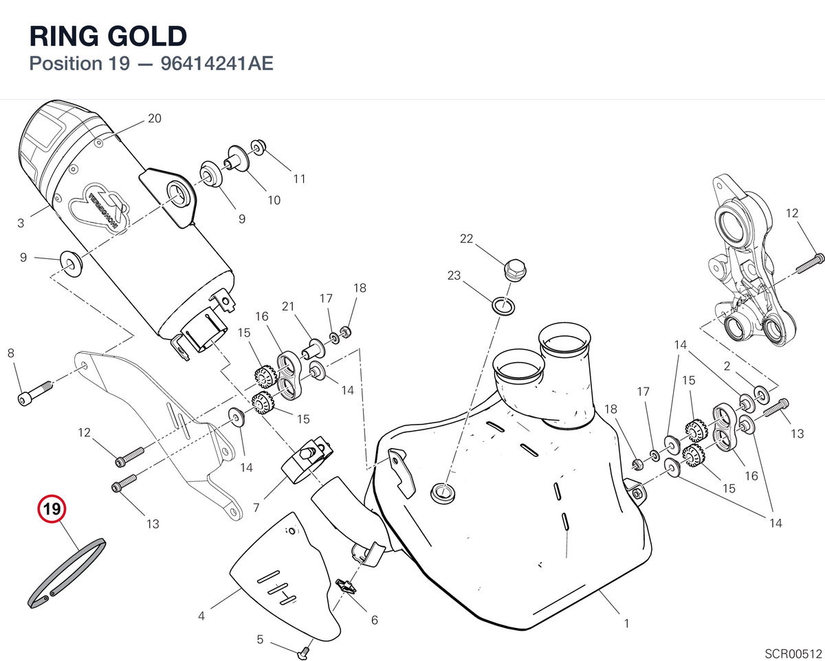 RING GOLD 96414241AE diagram position
