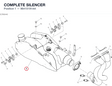 COMPLETE SILENCER 96415191AA diagram position