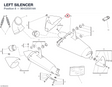 LEFT SILENCER 96422001AA diagram position