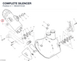 COMPLETE SILENCER 96423731AA diagram position