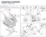 WINDSHIELD OVERSIZE