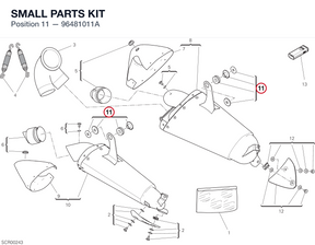 SMALL PARTS KIT 96481011A diagram position