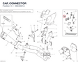 CAP, CONNECTOR 96540031A diagram position