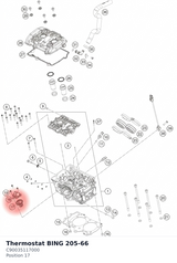 Diagram preview: Thermostat BING 205-66 (C90035117000)