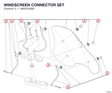 WINDSCREEN CONNECTOR SET