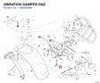 VIBRATION DAMPER PAD