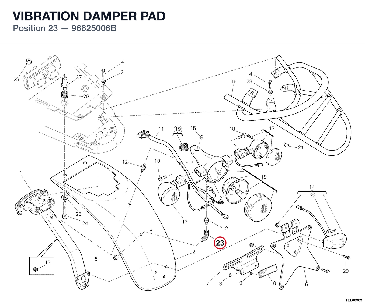 VIBRATION DAMPER PAD