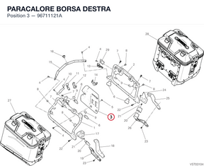PARACALORE BORSA DESTRA 96711121A diagram position