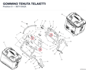 GOMMINO TENUTA TELAIETTI 96711842A diagram position