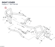 RIGHT COVER 96711921AB diagram position