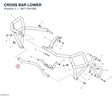 CROSS BAR LOWER 96711941BB diagram position
