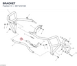BRACKET 96712431AB diagram position