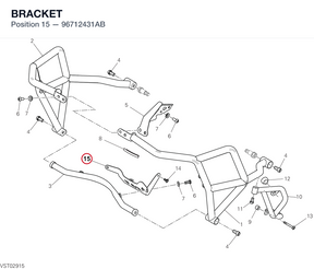 BRACKET 96712431AB diagram position