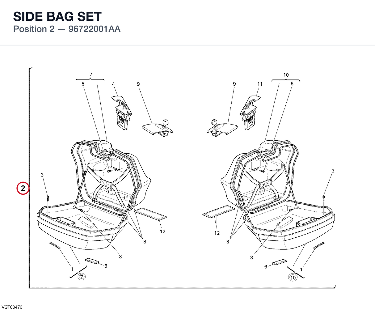 SIDE BAG SET