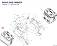 RIGHT SIDE PANNIER 96722871AA diagram position