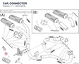 CAP, CONNECTOR 96757907B diagram position