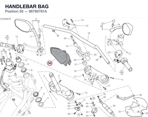HANDLEBAR BAG 96780781A diagram position