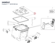 HANDLE 96781991AA diagram position