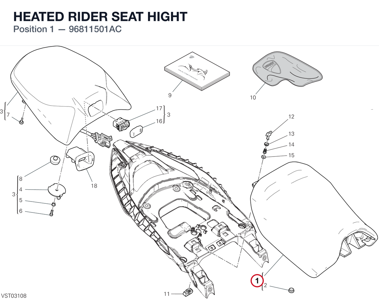 HEATED RIDER SEAT HIGHT