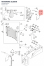 Diagram preview: RETAINING SLEEVE (60308056010)