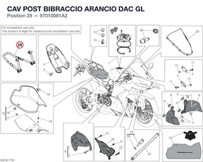 CAV POST BIBRACCIO ARANCIO DAC GL