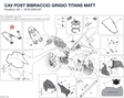 CAV POST BIBRACCIO GRIGIO TITANS MATT