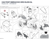 CAV POST BIBRACCIO ORO ELIOS GL