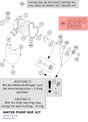Diagram preview: WATER PUMP REP. KIT (60335055110)