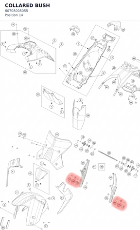 Diagram preview: COLLARED BUSH (60708008055)