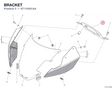 BRACKET 97110481AA diagram position