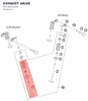 Diagram preview: EXHAUST VALVE (90136031000)