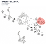 Diagram preview: RATCHET GEAR CPL (45233152016)