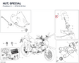NUT, SPECIAL 97610191AA diagram position