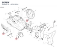 SCREW 97611001A diagram position