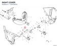RIGHT COVER 97612421A diagram position