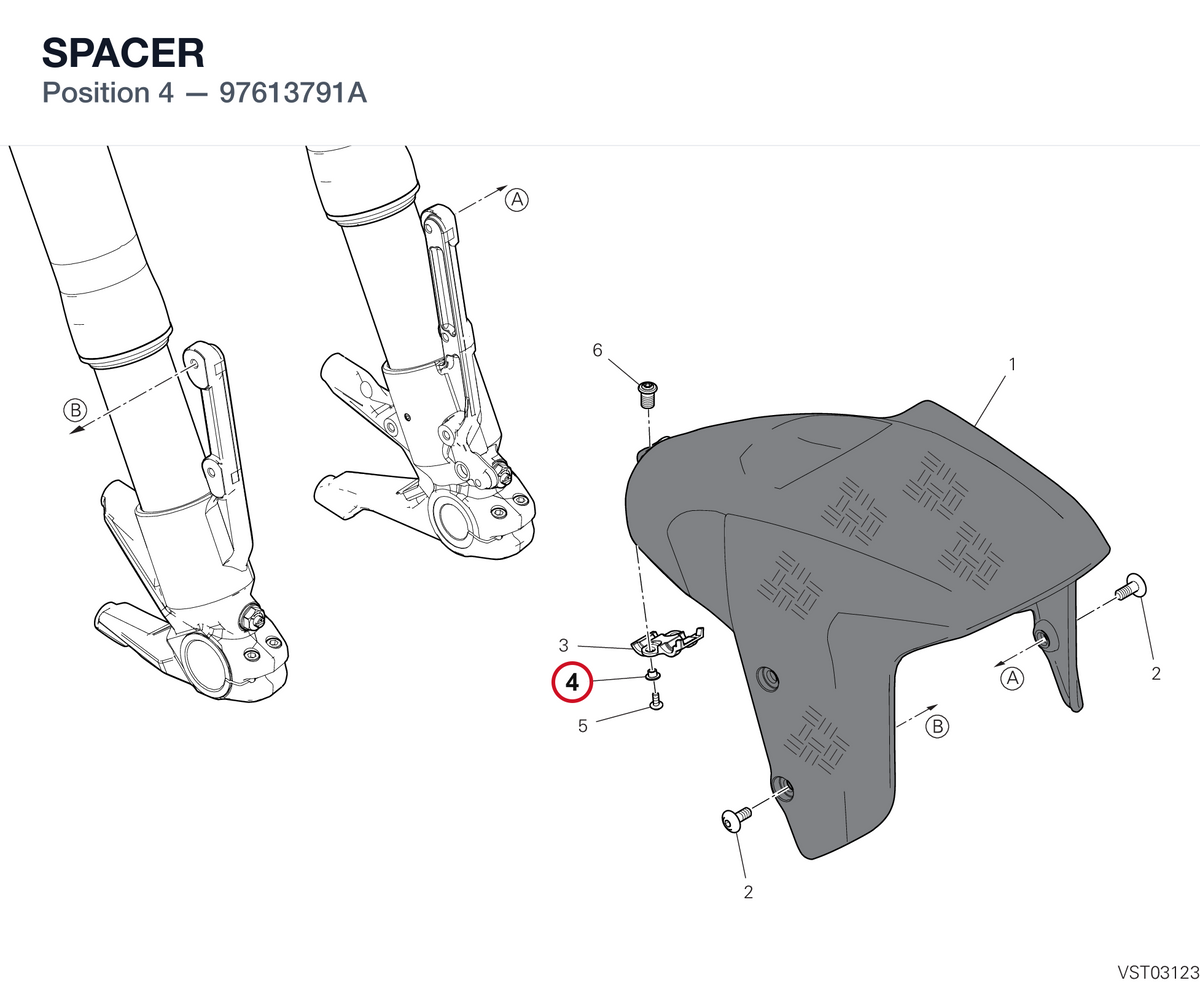 SPACER 97613791A diagram position