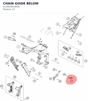 Diagram preview: CHAIN GUIDE BELOW (A13003053000)