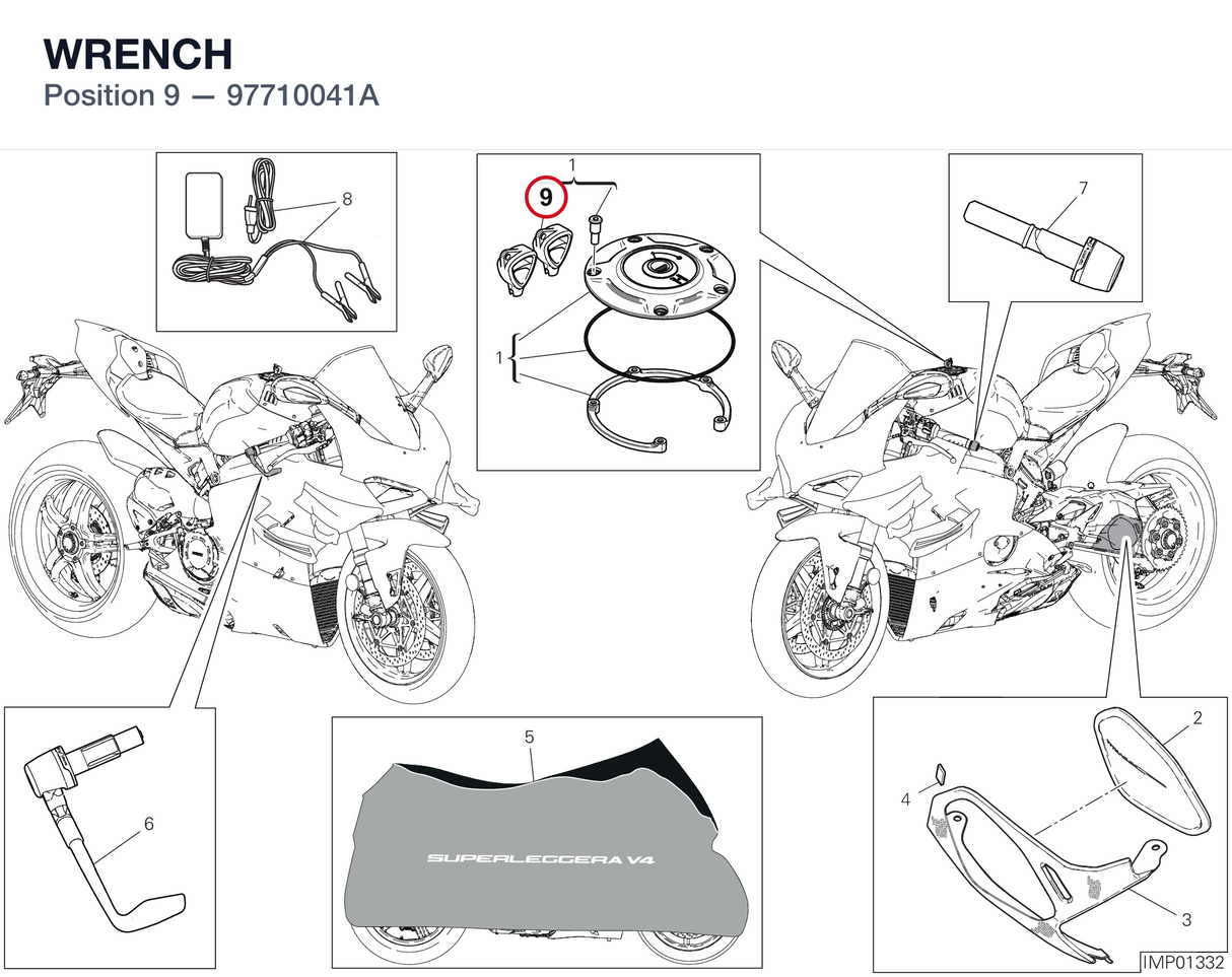 WRENCH 97710041A diagram position