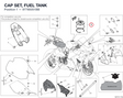 CAP SET, FUEL TANK 97780051BB diagram position