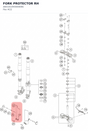 Diagram preview: FORK PROTECTOR RH (A60101093000EBC)
