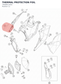Diagram preview: THERMAL PROTECTION FOIL (79008013050)