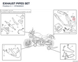 EXHAUST PIPES SET