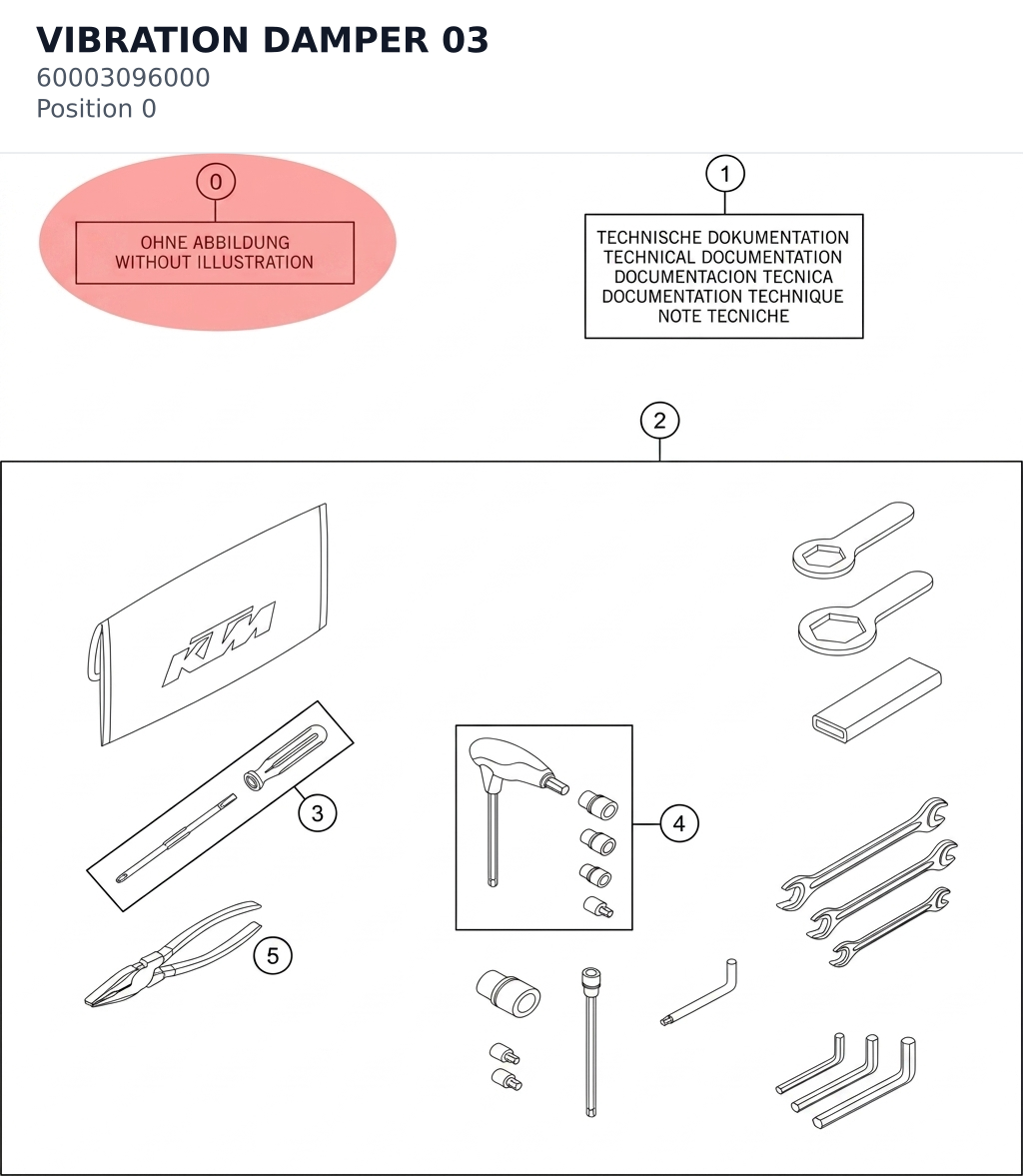 Diagram preview: VIBRATION DAMPER            03 (60003096000)
