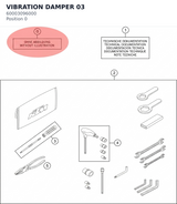 Diagram preview: VIBRATION DAMPER            03 (60003096000)