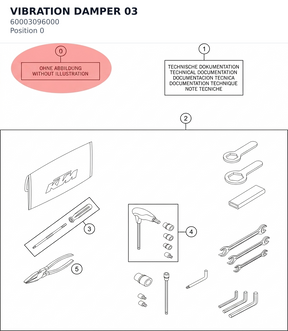 Diagram preview: VIBRATION DAMPER            03 (60003096000)
