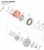 Diagram preview: CLUTCH SPRING (A64032005000)