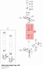 Diagram preview: Stearing head rep. Kit (C90701081010)