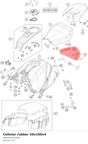 Diagram preview: Cellular rubber 20x100x4 (0660002010000)