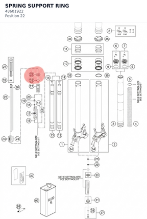Diagram preview: SPRING SUPPORT RING (48601922)