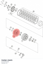 Diagram preview: Center clutch (61332002100)